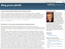 Tablet Screenshot of annakrawiecka.redblog.echodnia.eu